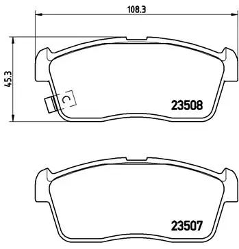 Brake Pad Set, disc brake (P 79 020)