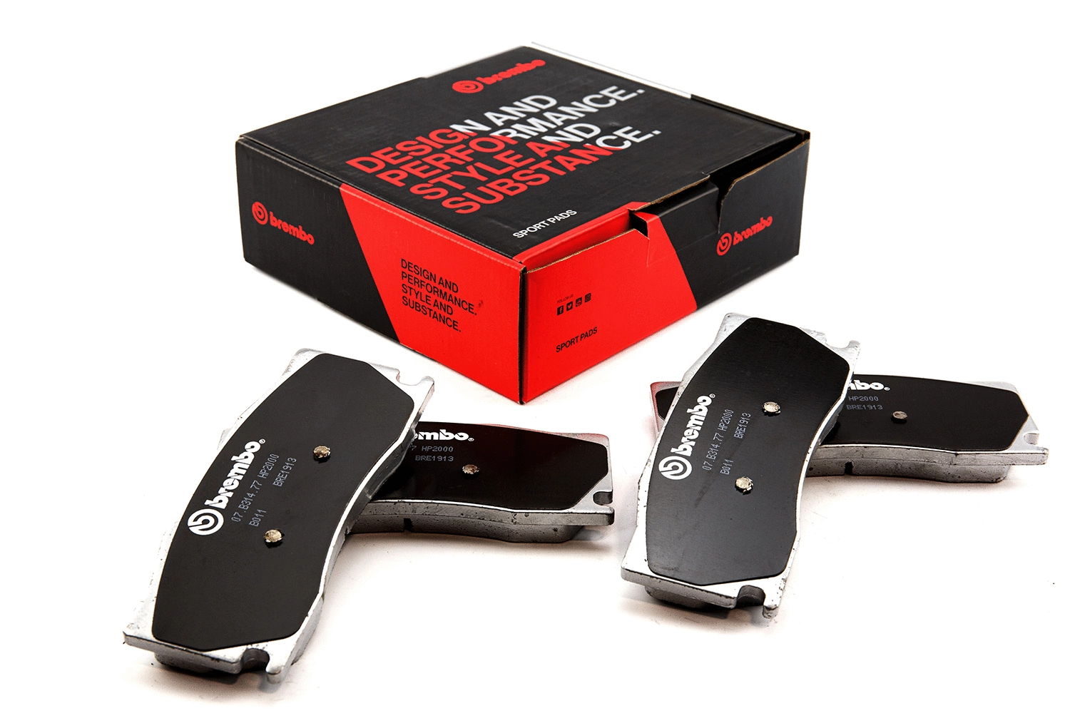 High Performance Brake Pad Set (07.B314.77)