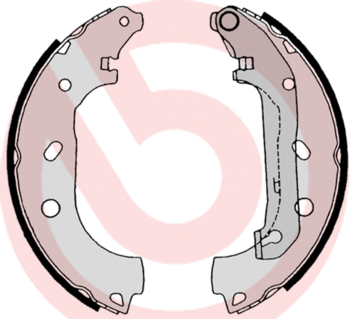 Brake Shoe Set (S 24 539)