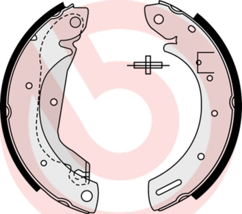 Brake Shoe Set (S 23 577)
