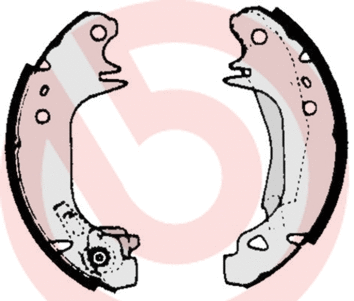 Brake Shoe Set (S 61 515)