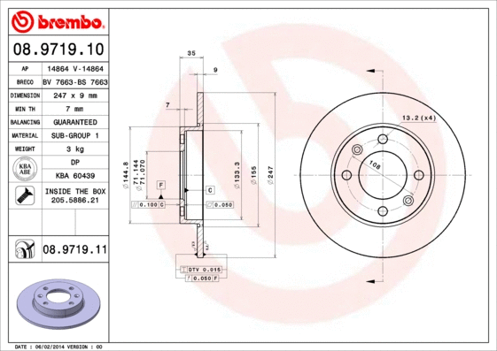 Brake Disc (08.9719.10)