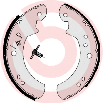 Brake Shoe Set (S 24 513)