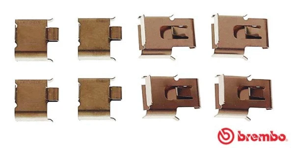 Accessory Kit, disc brake pad (A 02 284)