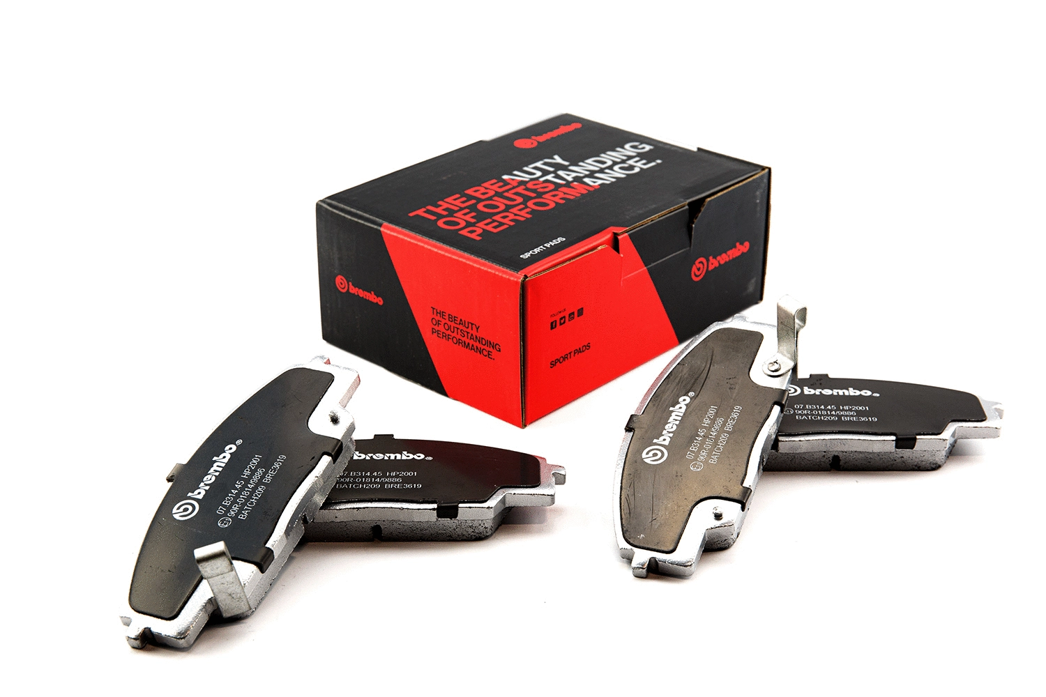 High Performance Brake Pad Set (07.B314.45)
