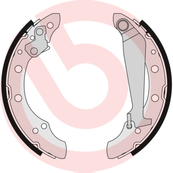 Brake Shoe Set (S 85 511)