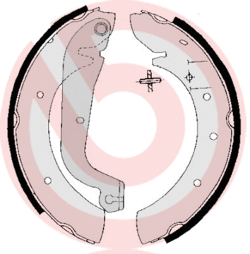 Brake Shoe Set (S 61 514)