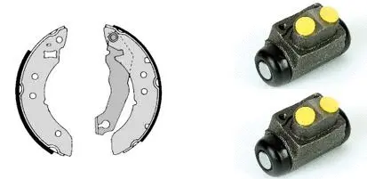 Brake Shoe Set (H 24 007)