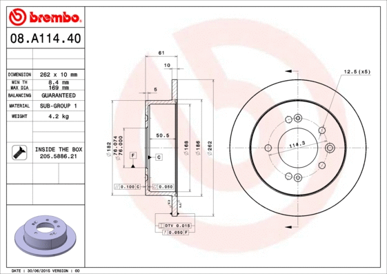 Brake Disc (08.A114.40)