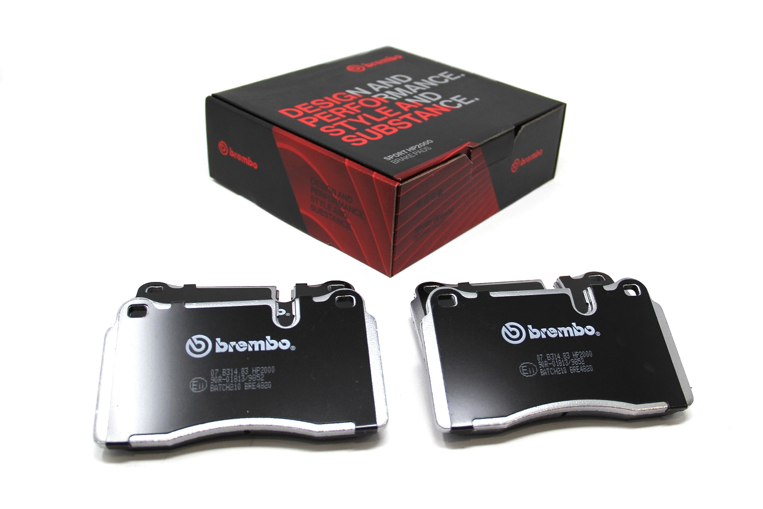 High Performance Brake Pad Set (07.B314.83)