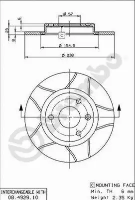Brake Disc (08.4929.75)