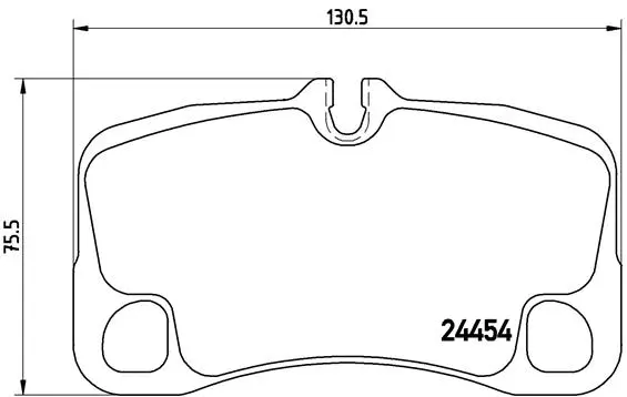 Brake Pad Set, disc brake (P 65 022)