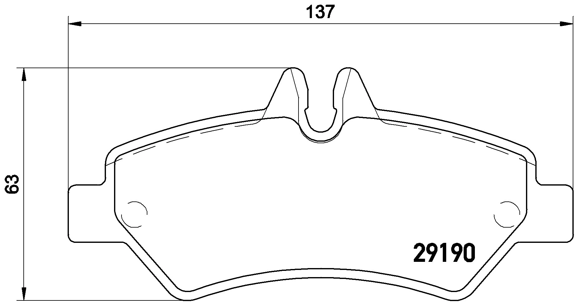 Brake Pad Set, disc brake (P 50 084G)