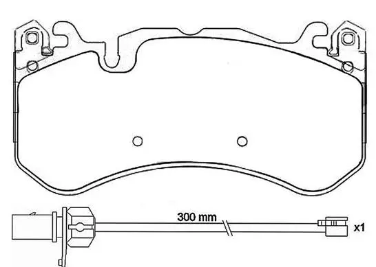 Brake Pad Set, disc brake (P 50 127)