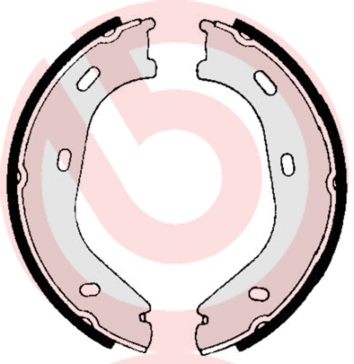 Brake Shoe Set, parking brake (S 50 505)