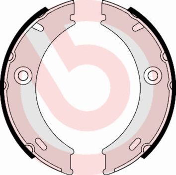 Brake Shoe Set, parking brake (S 50 513)