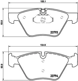 Brake Pad Set, disc brake (P 06 057)