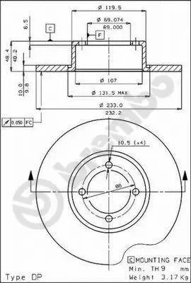 Brake Disc (08.3518.10)