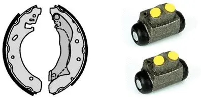 Brake Shoe Set (H 24 043)