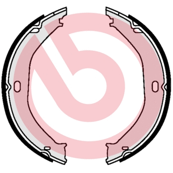 Brake Shoe Set, parking brake (S 37 505)