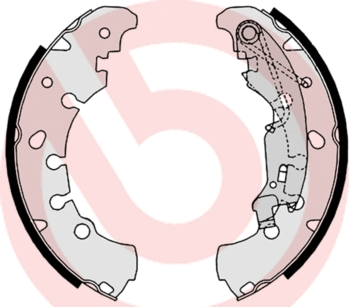 Brake Shoe Set (S 23 530)