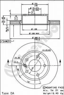 Brake Disc (09.5220.10)