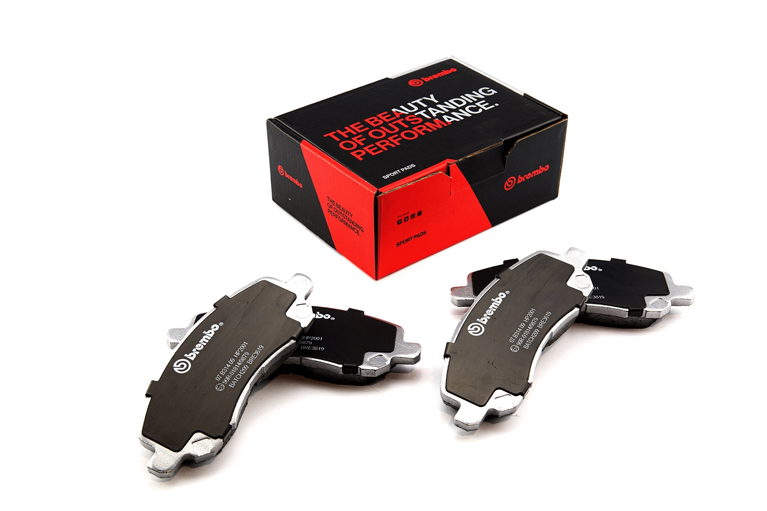 High Performance Brake Pad Set (07.B314.09)