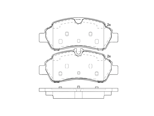 Brake Pad Set, disc brake (P 24 209)