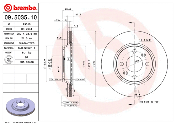 Brake Disc (09.5035.10)
