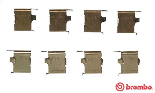 Accessory Kit, disc brake pad (A 02 310)