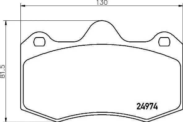 Brake Pad Set, disc brake (P 85 134)