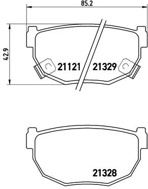 Brake Pad Set, disc brake (P 56 010)