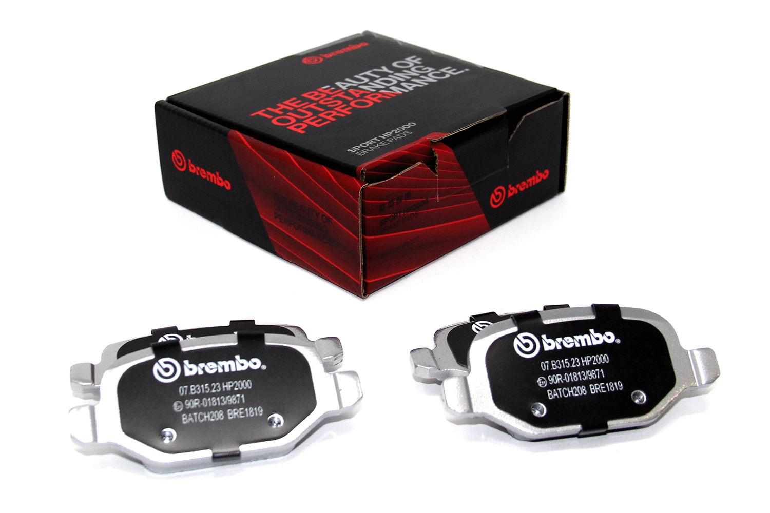 High Performance Brake Pad Set (07.B315.23)