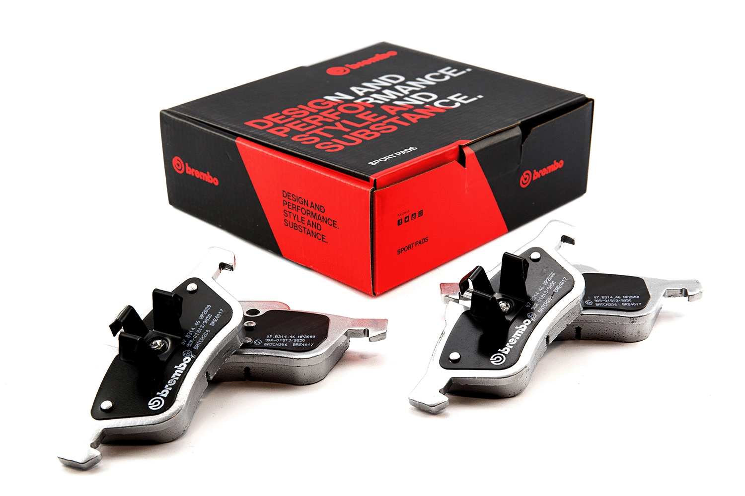 High Performance Brake Pad Set (07.B314.46)