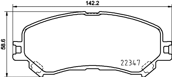 Brake Pad Set, disc brake (P 68 067)