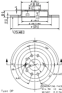 Brake Disc (08.9511.11)