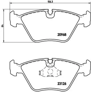 Brake Pad Set, disc brake (P 36 007)