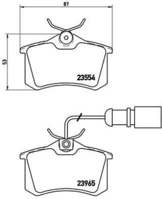 Brake Pad Set, disc brake (P 85 058)