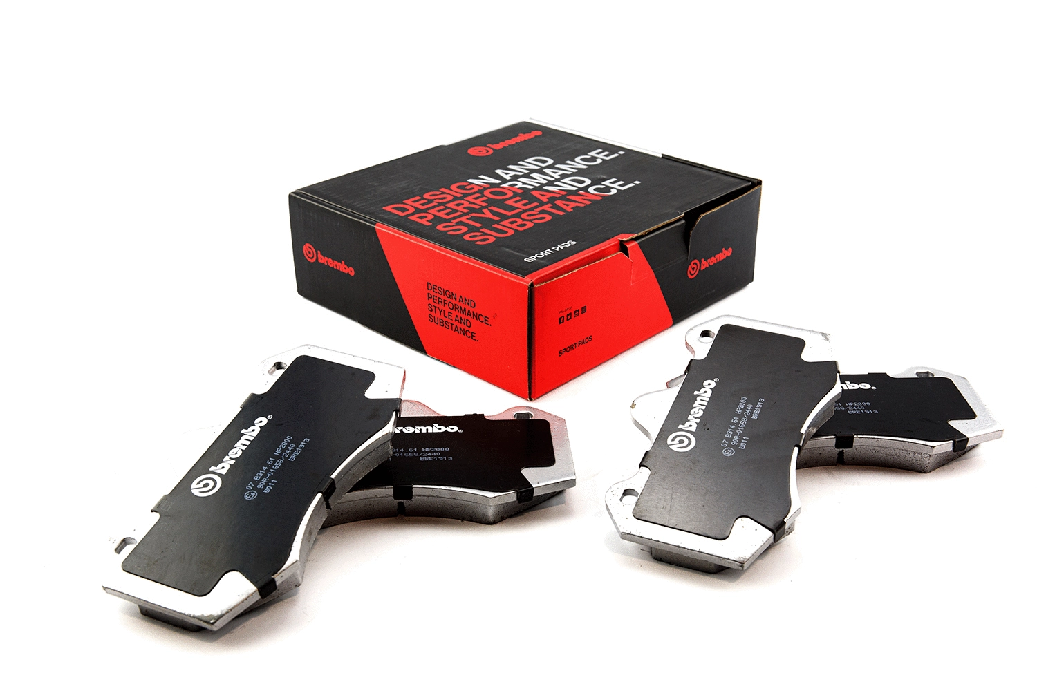 High Performance Brake Pad Set (07.B314.61)