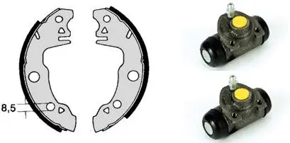 Brake Shoe Set (H 61 027)