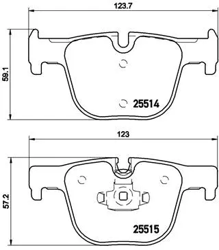 Brake Pad Set, disc brake (P 06 072)