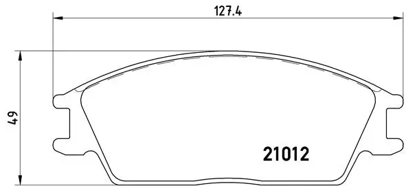 Brake Pad Set, disc brake (P 30 001)