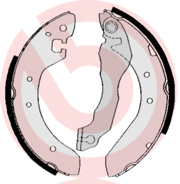 Brake Shoe Set (S 52 502)