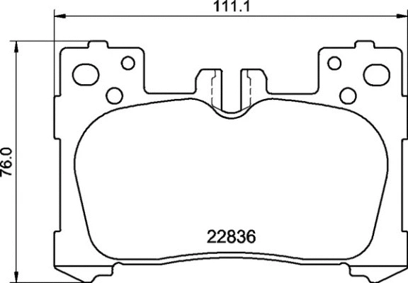 Brake Pad Set, disc brake (P 83 181)