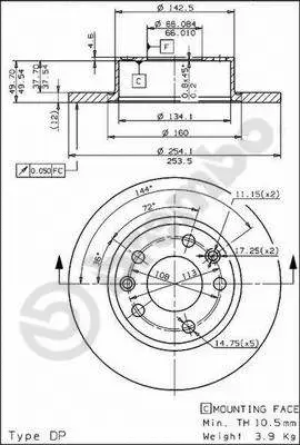 Brake Disc (08.5646.10)