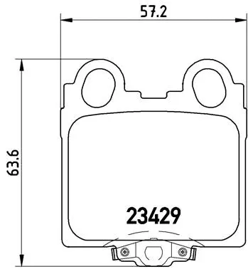 Brake Pad Set, disc brake (P 83 045)