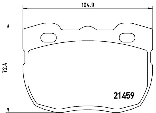 Brake Pad Set, disc brake (P 99 001)
