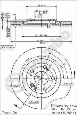 Brake Disc (09.4626.10)