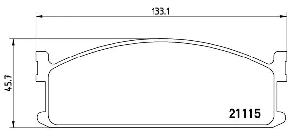 Brake Pad Set, disc brake (P 59 008)