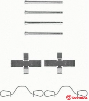 Accessory Kit, disc brake pad (A 02 320)
